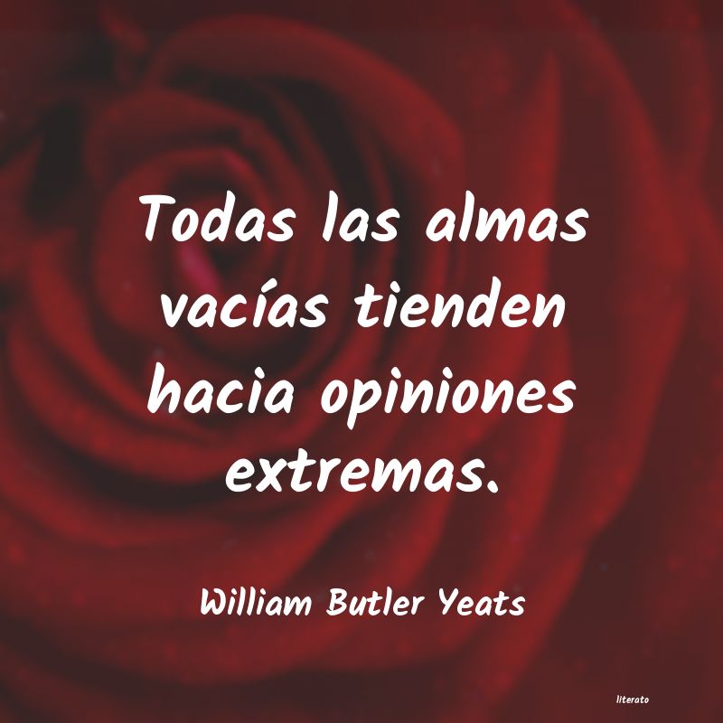 frases de William Butler Yeats