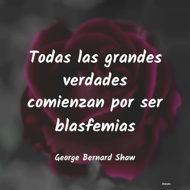 frases de George Bernard Shaw