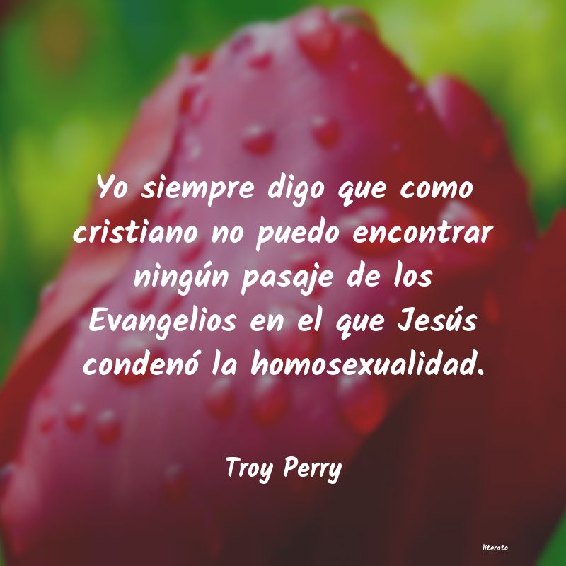Frases de Troy Perry
