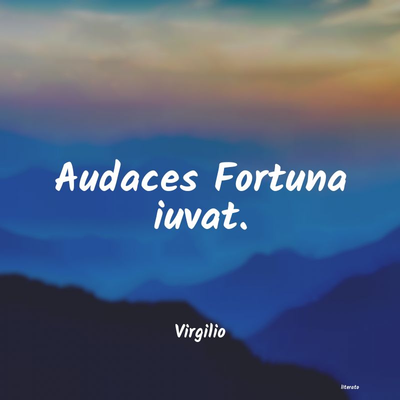 frases de Virgilio