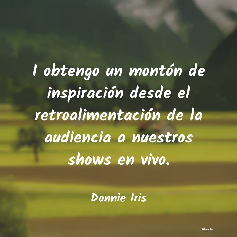 frases de Donnie Iris