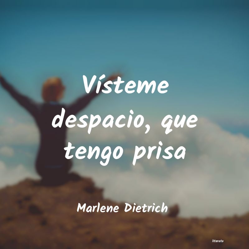 Frases de Marlene Dietrich