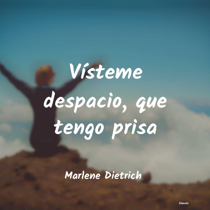 frases de Marlene Dietrich