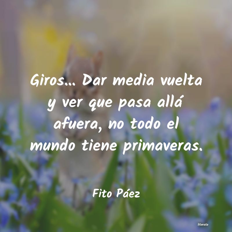 Frases de Fito Páez