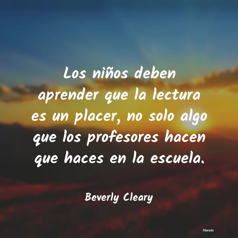 frases de Beverly Cleary