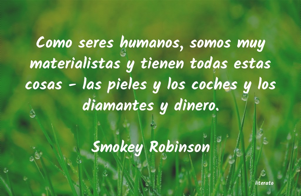 frases de Smokey Robinson
