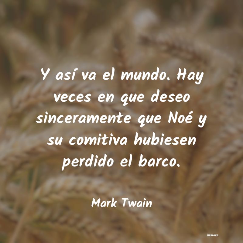 Frases de Mark Twain