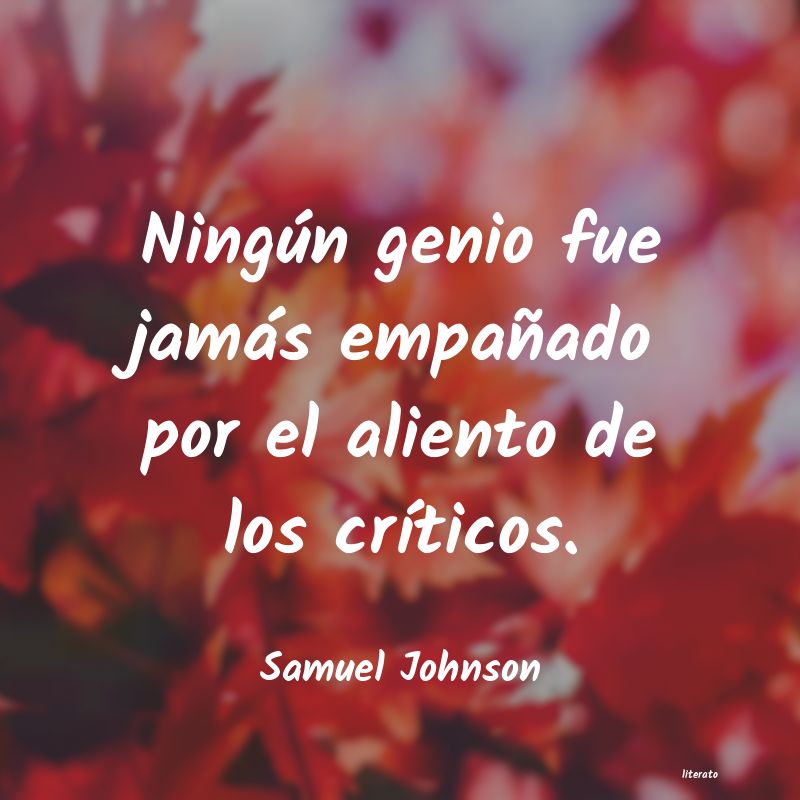 Frases de Samuel Johnson