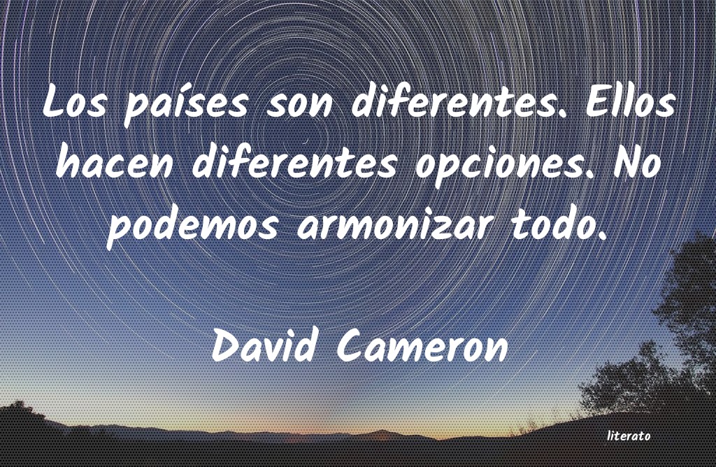 frases de David Cameron