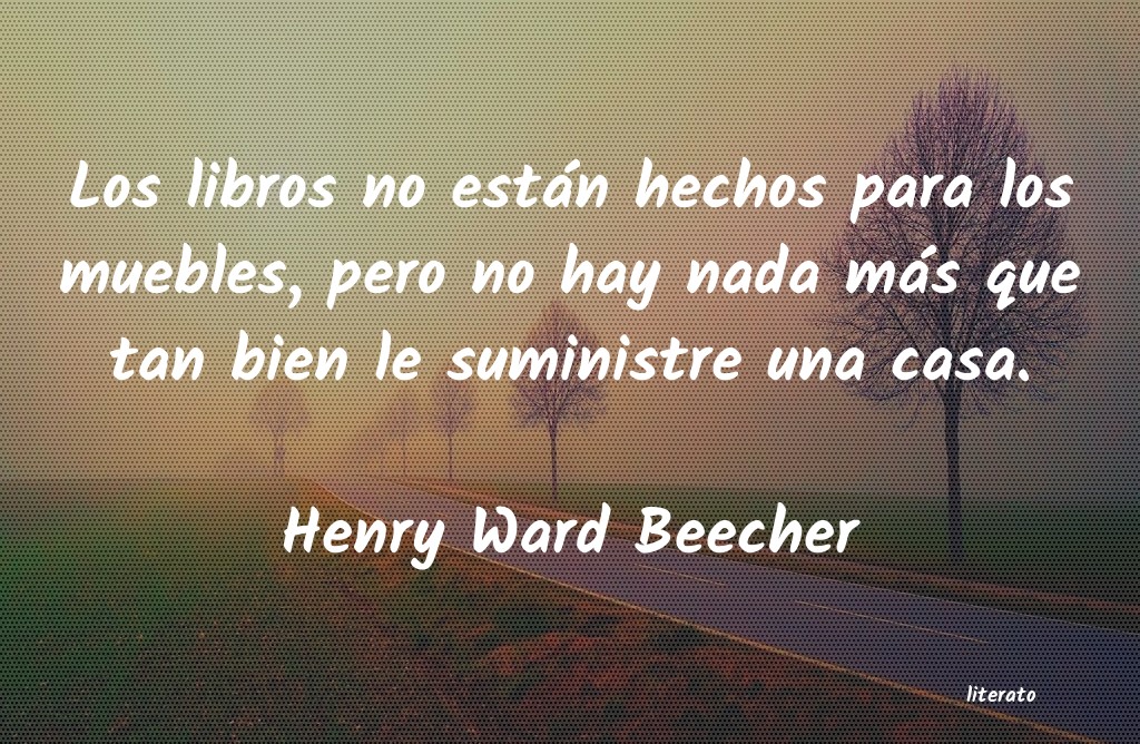 frases de Henry Ward Beecher