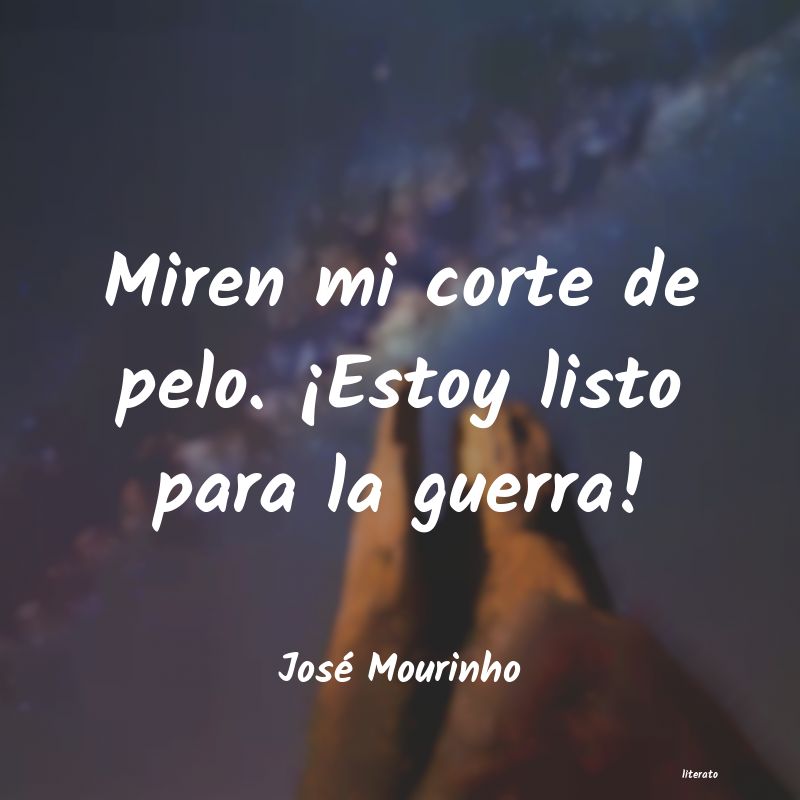 frases de José Mourinho