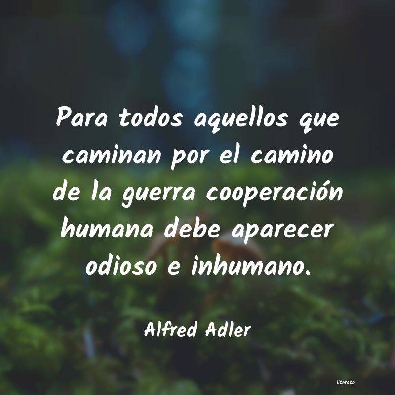 frases de Alfred Adler