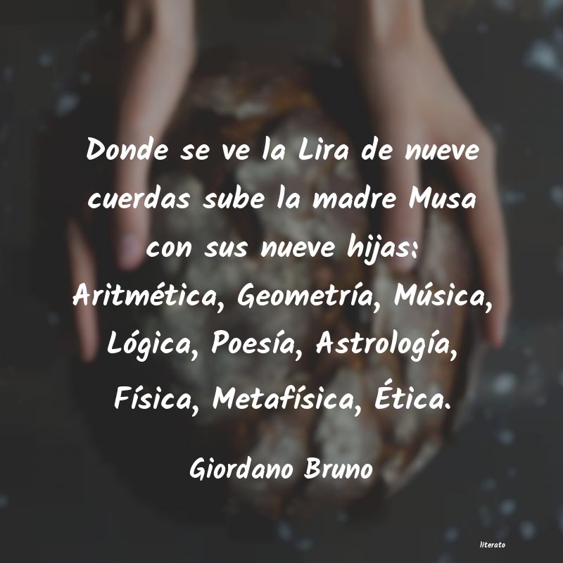 Frases de Giordano Bruno