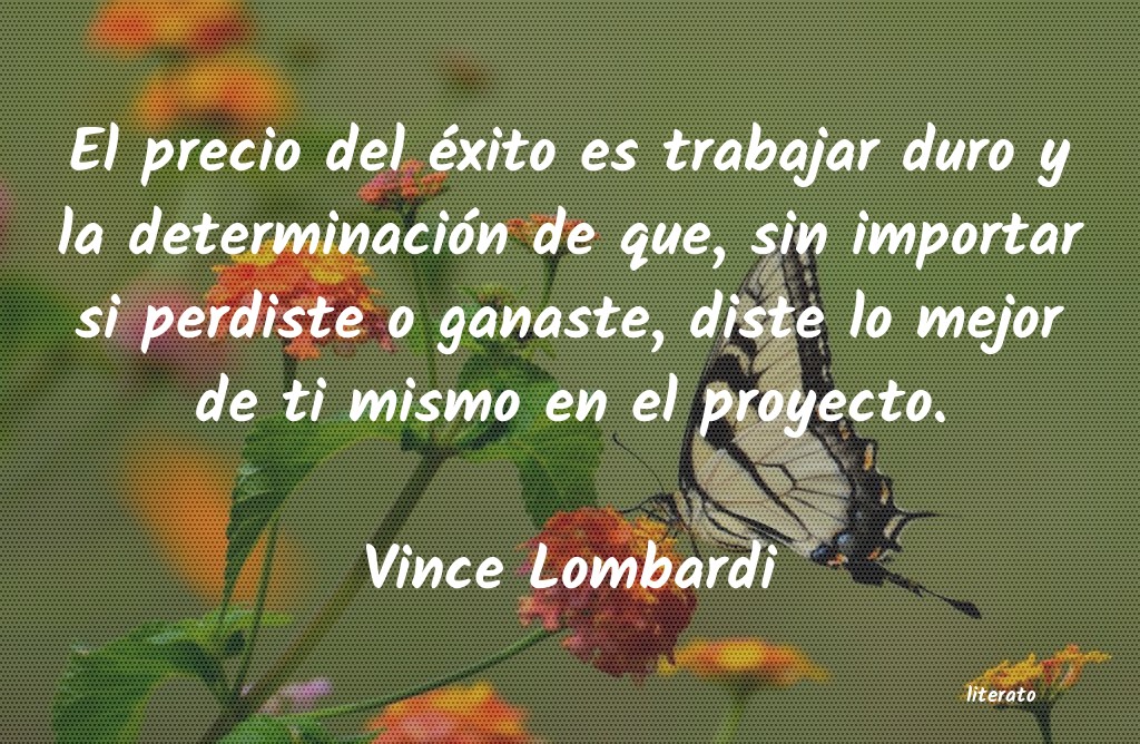 Frases de Vince Lombardi