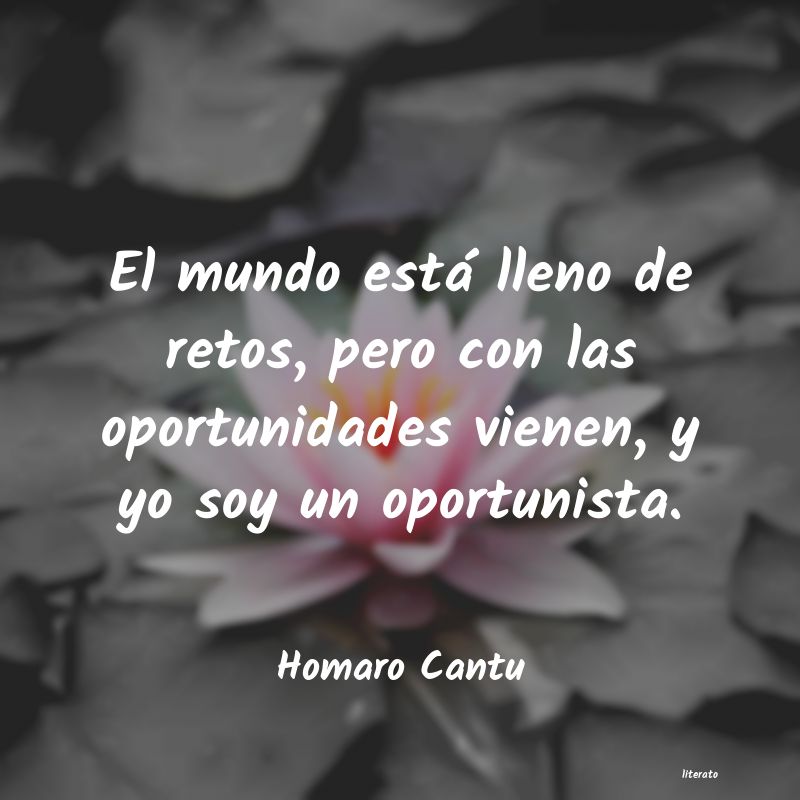 Frases de Homaro Cantu