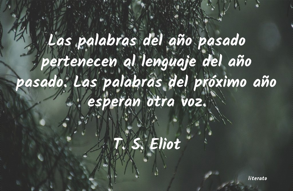 frases de T. S. Eliot