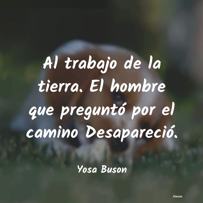 frases de Yosa Buson