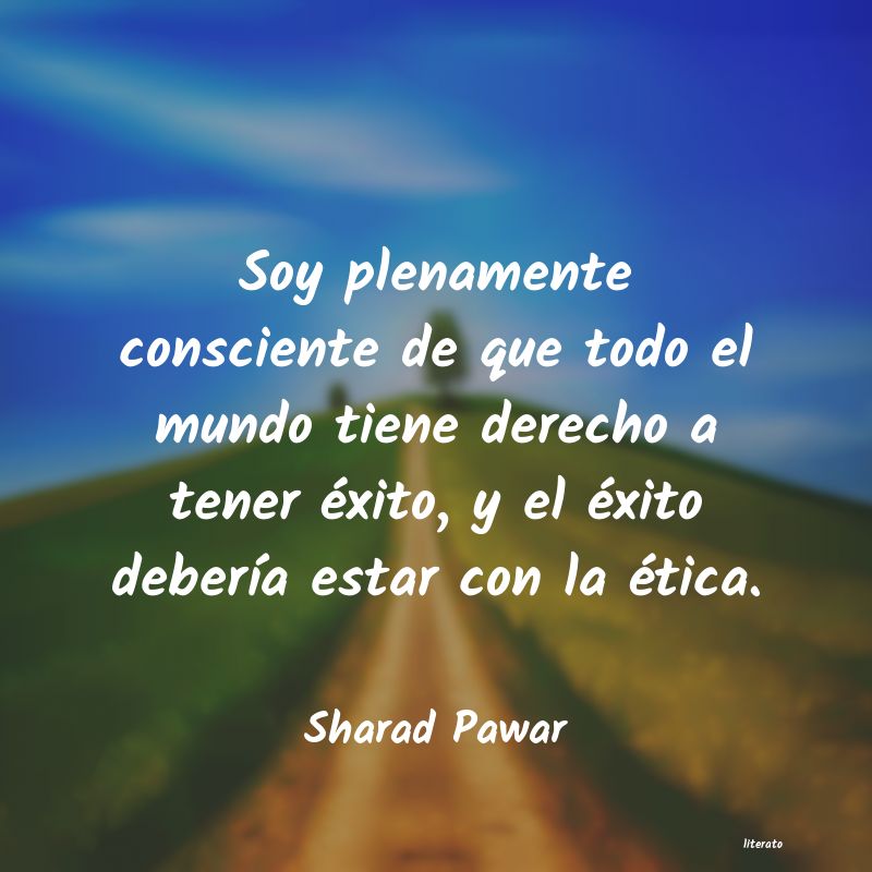 Frases de Sharad Pawar