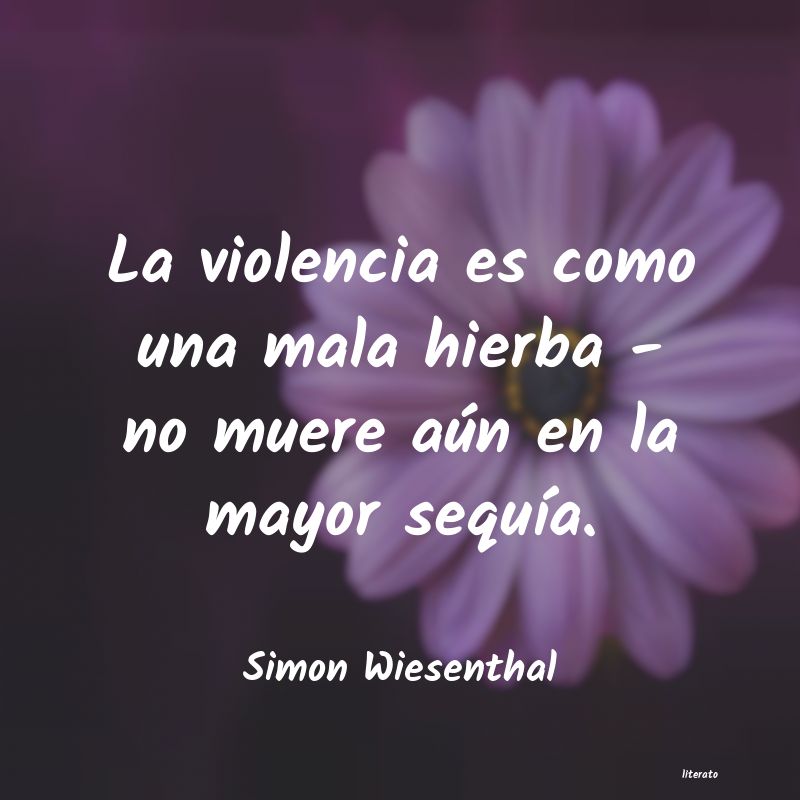 frases de Simon Wiesenthal