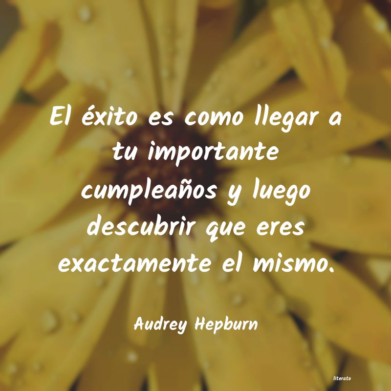 Frases de Audrey Hepburn