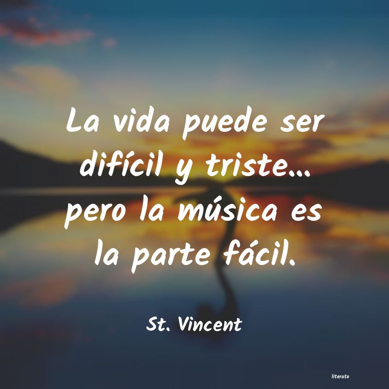 Frases de St. Vincent