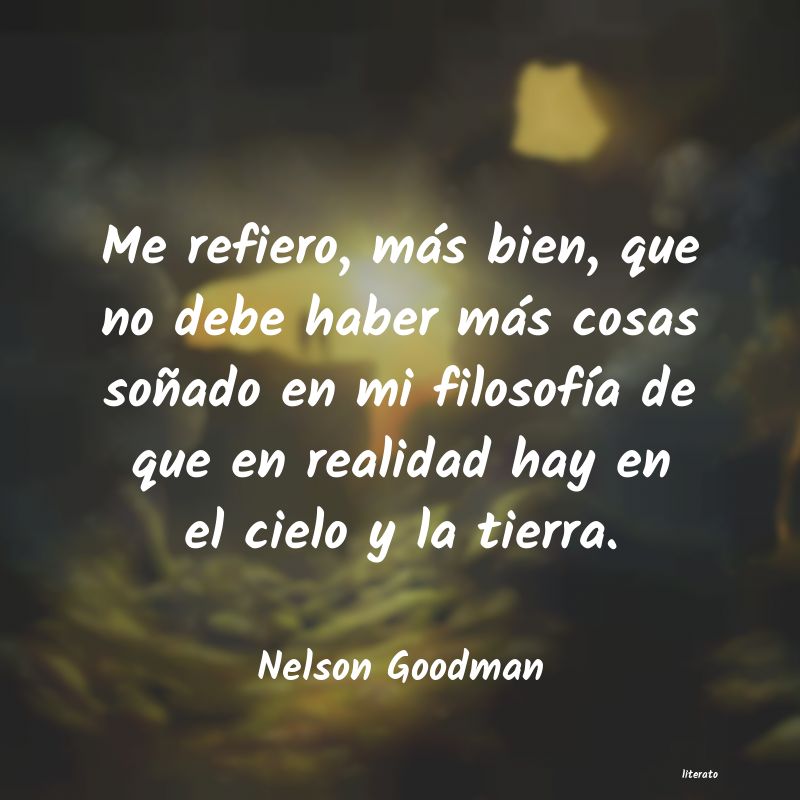frases de Nelson Goodman