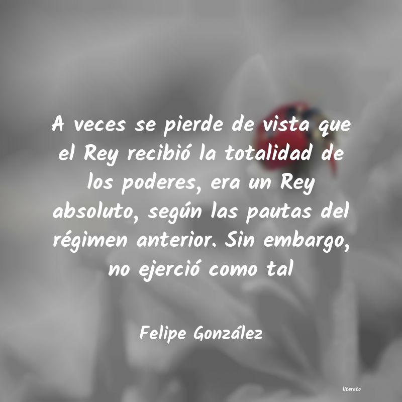 Frases de Felipe González