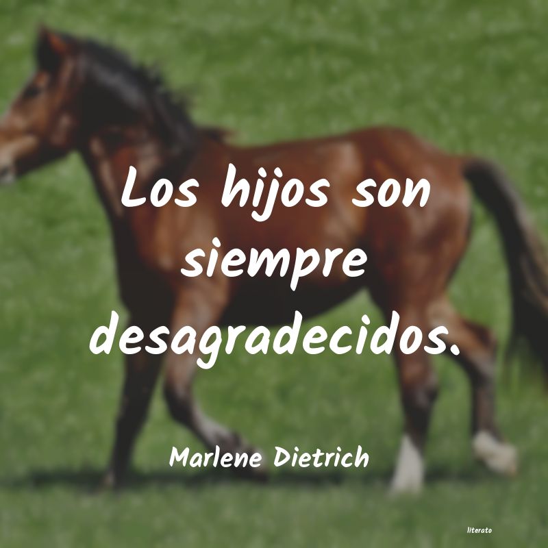 Frases de Marlene Dietrich