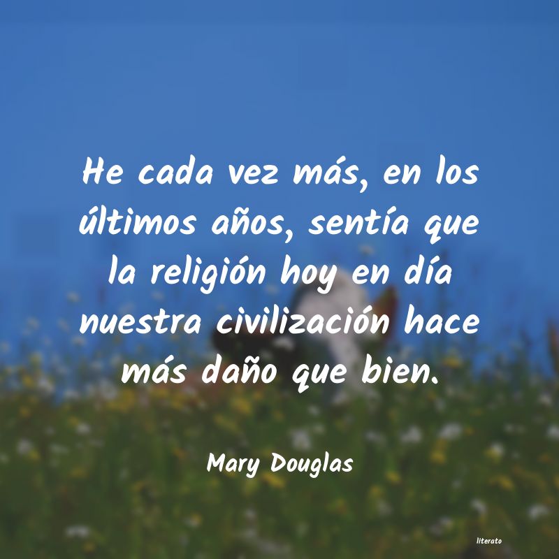 Frases de Mary Douglas