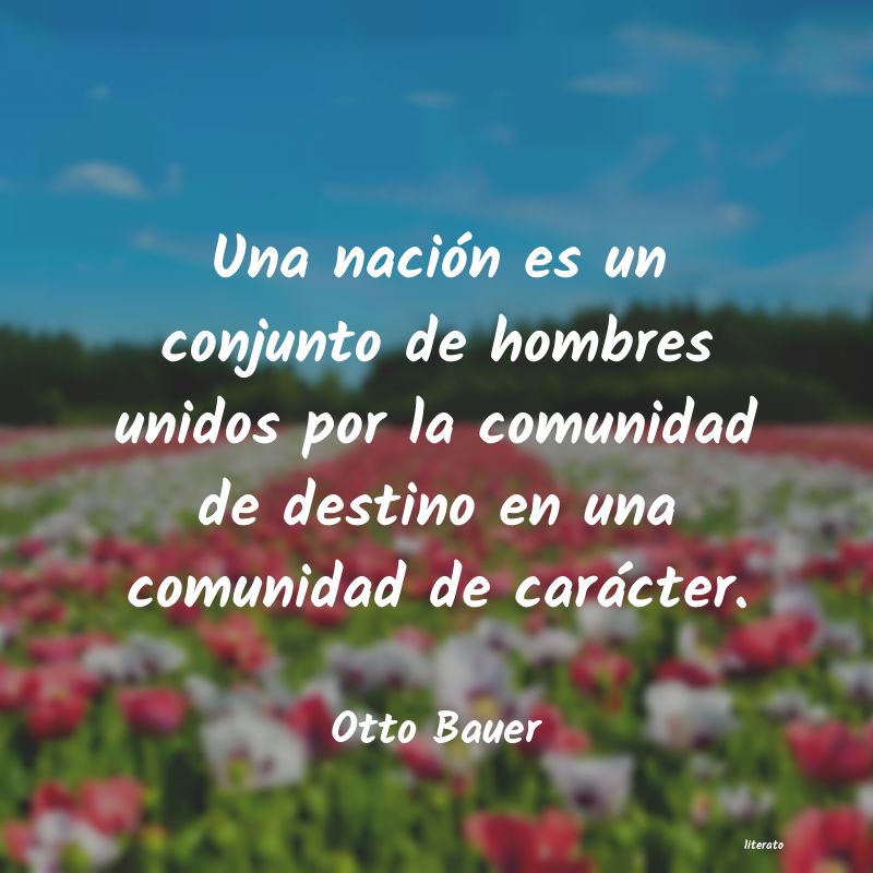 frases de Otto Bauer