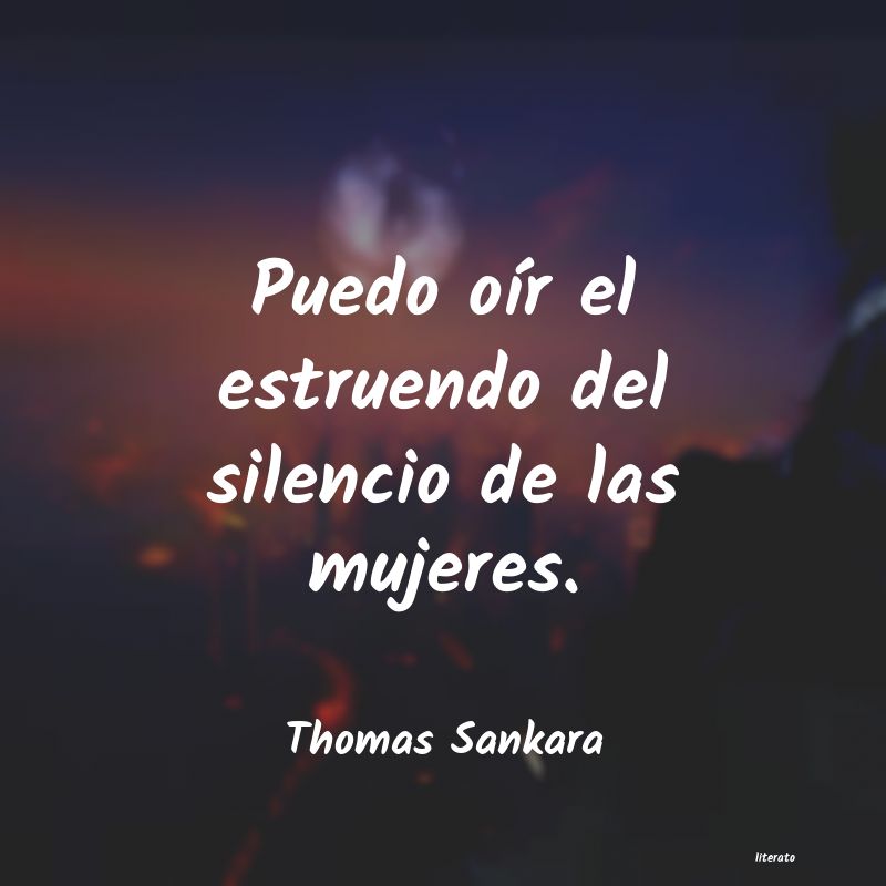 Frases de Thomas Sankara