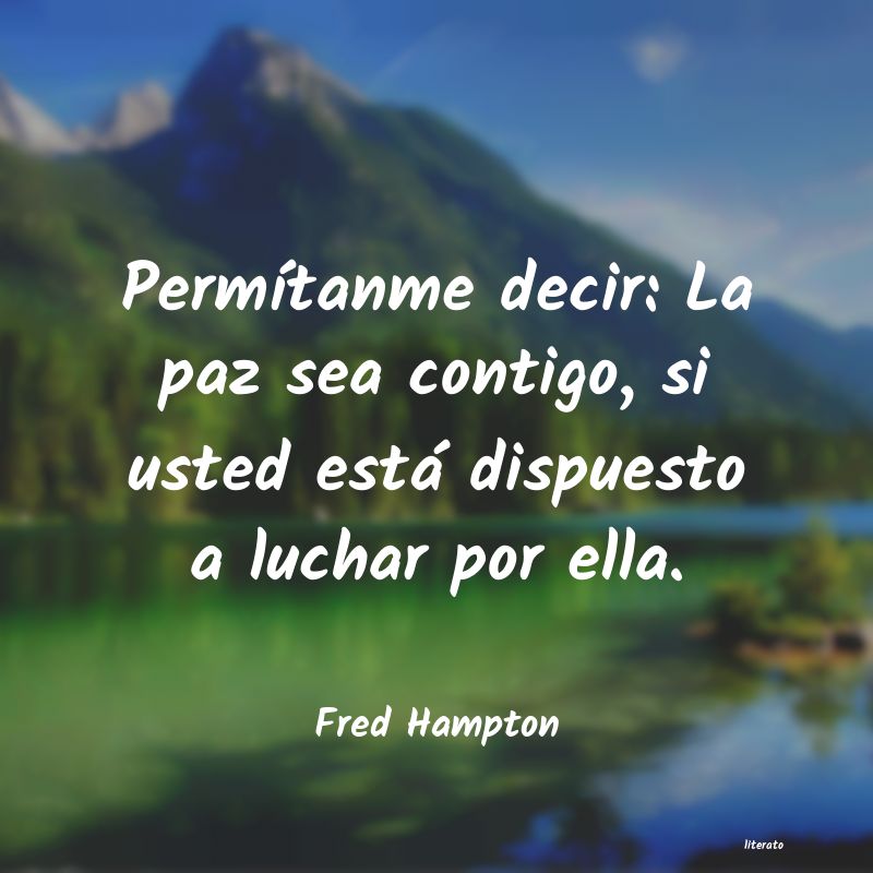 frases de Fred Hampton