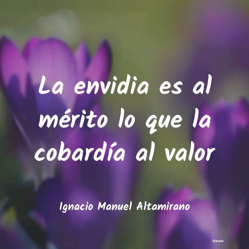 frases de Ignacio Manuel Altamirano
