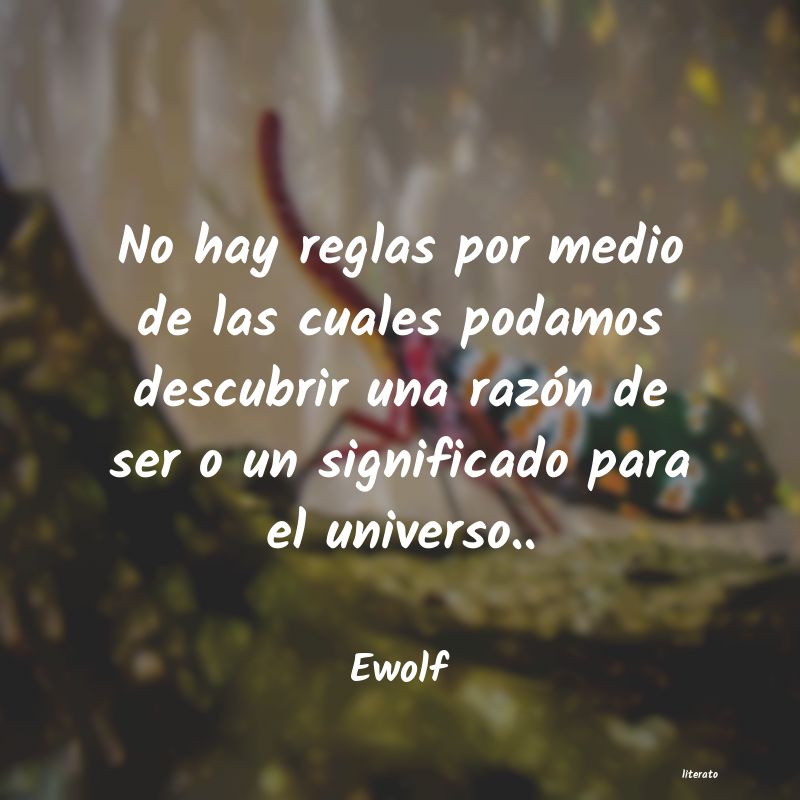 frases de Ewolf