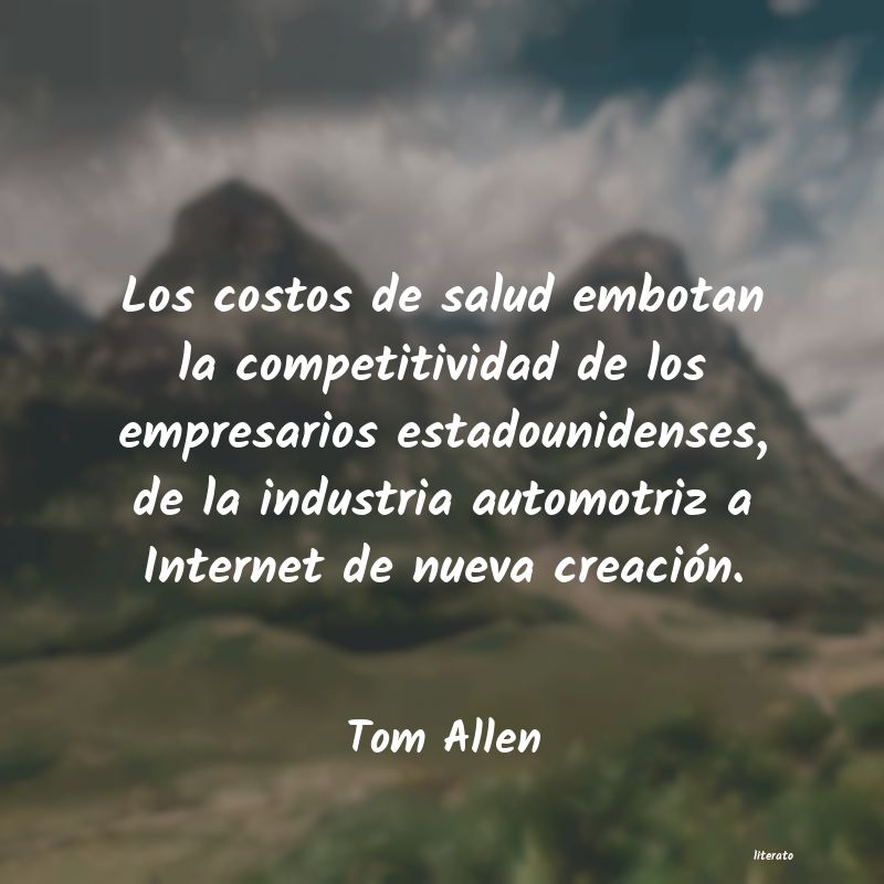 Frases de Tom Allen