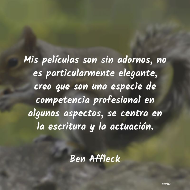 Frases de Ben Affleck