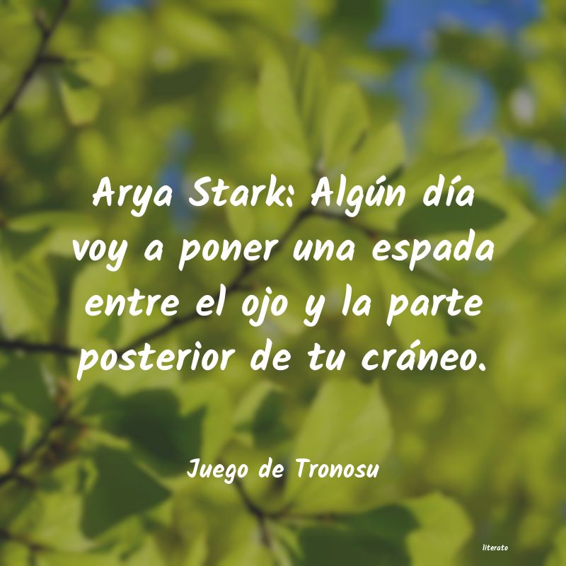 Frases de Juego de Tronosu