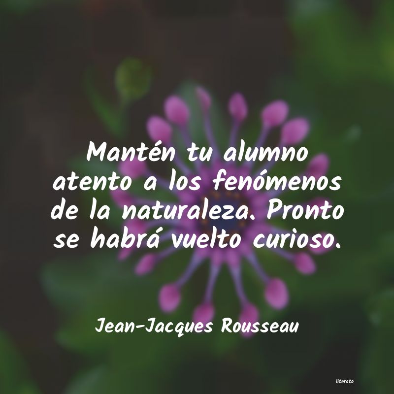 frases de Jean-Jacques Rousseau
