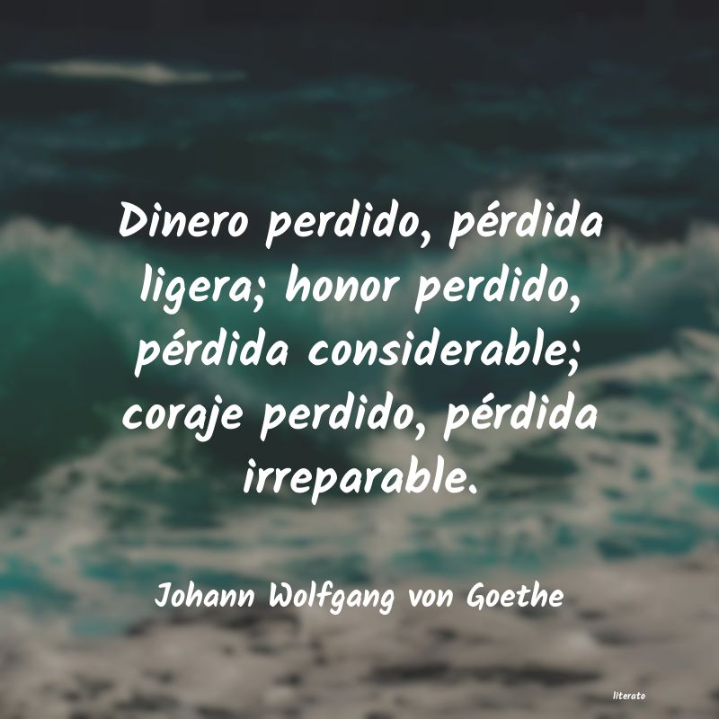 Frases de Johann Wolfgang von Goethe