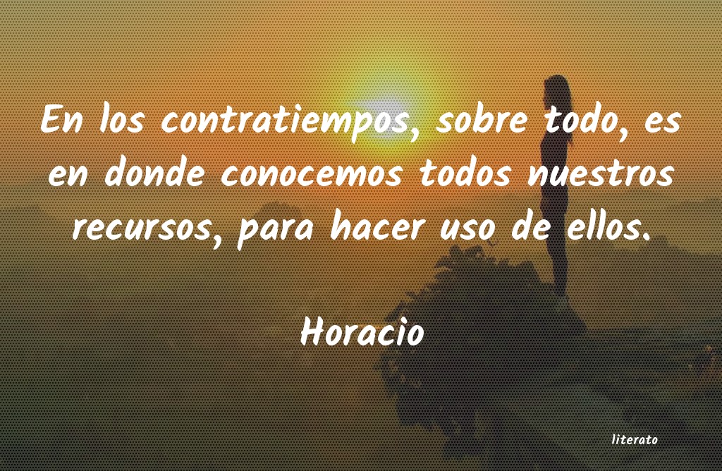 Frases de Horacio