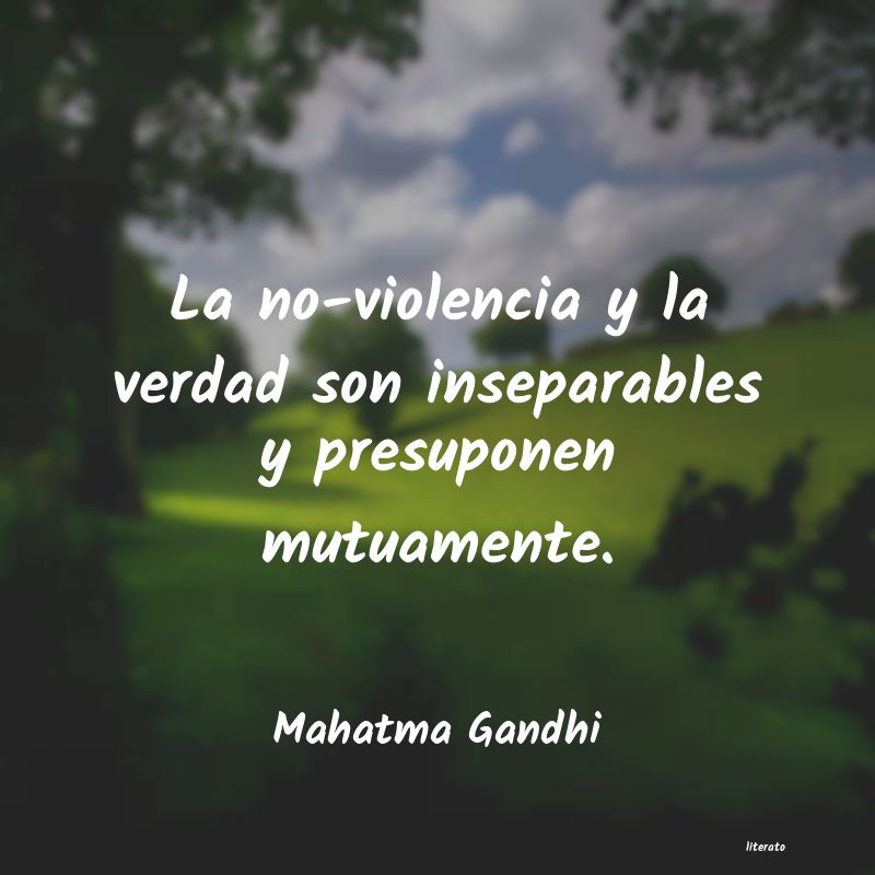 Frases de Mahatma Gandhi