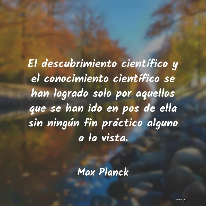 Frases de Max Planck