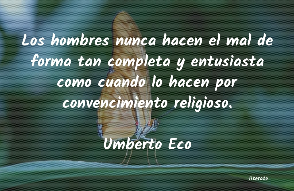 Frases de Umberto Eco