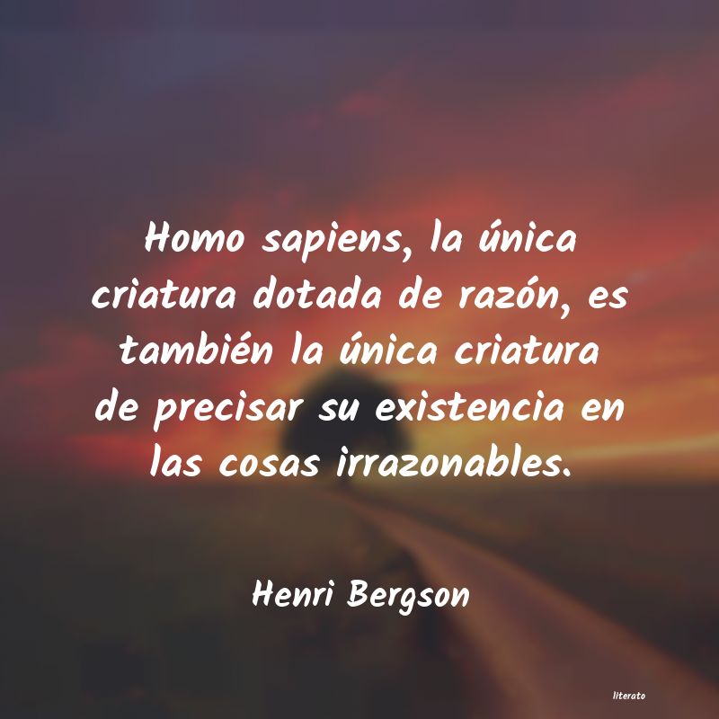 Frases de Henri Bergson