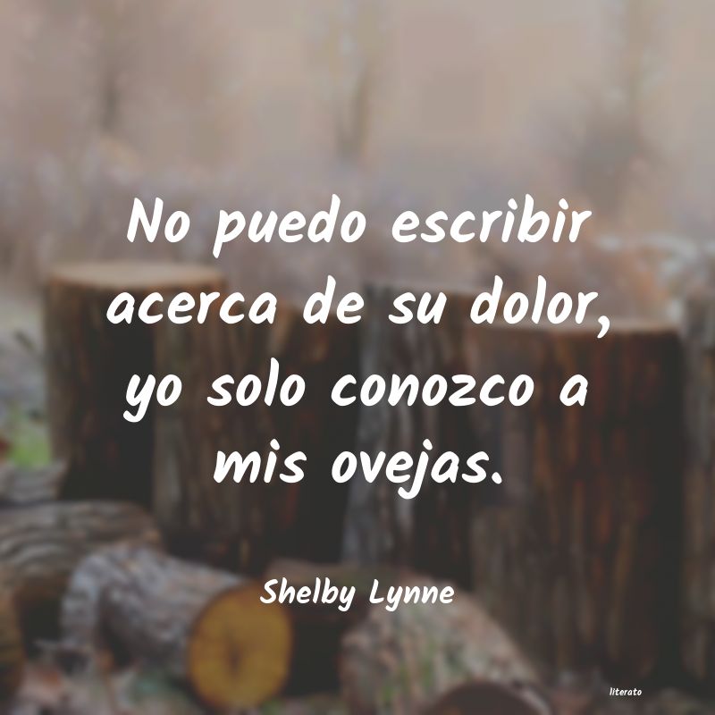 frases de Shelby Lynne