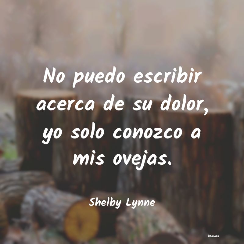 Frases de Shelby Lynne