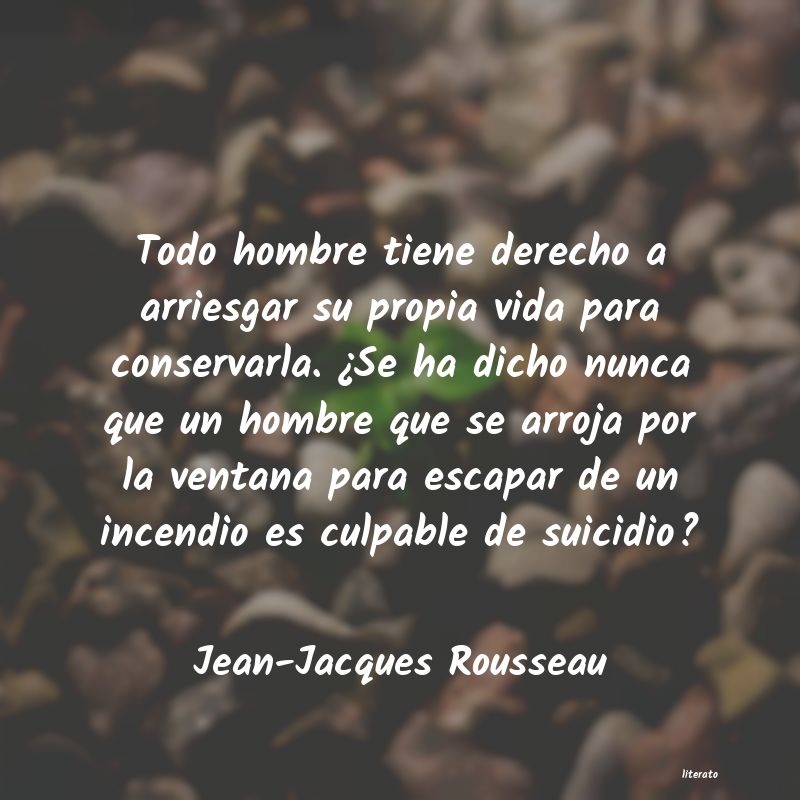 Frases de Jean-Jacques Rousseau