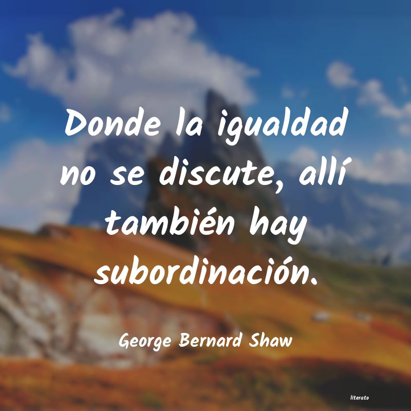 frases de George Bernard Shaw