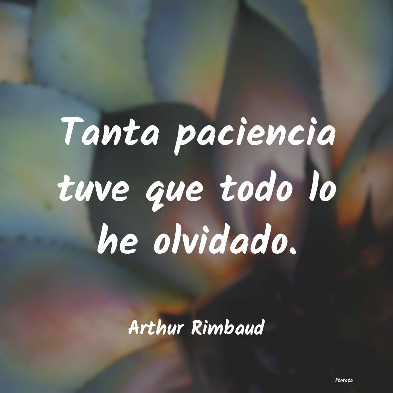 frases de Arthur Rimbaud