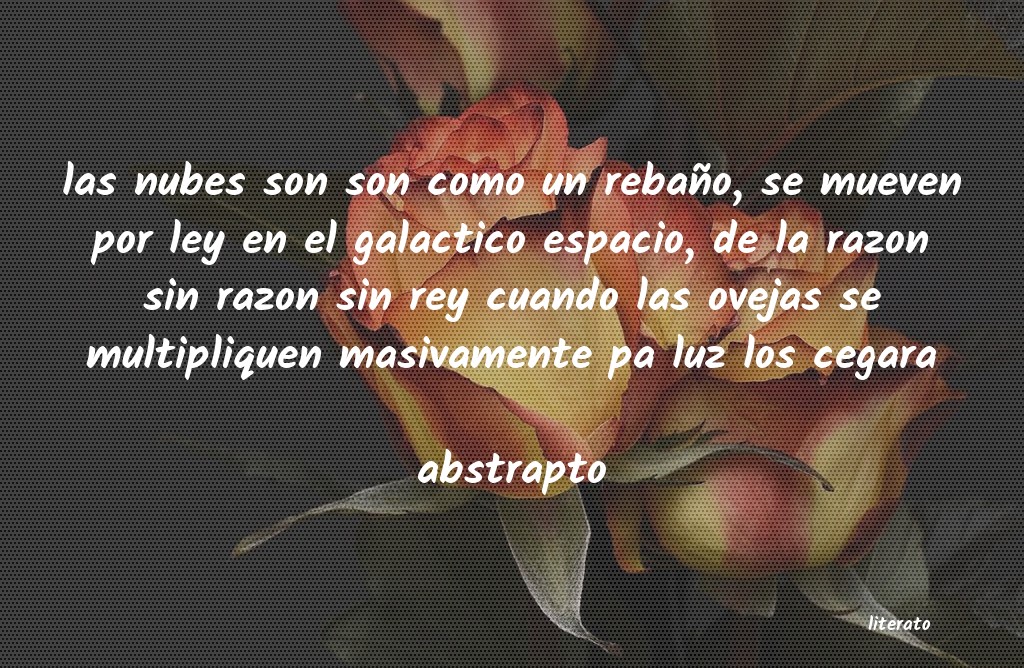 Frases de abstrapto